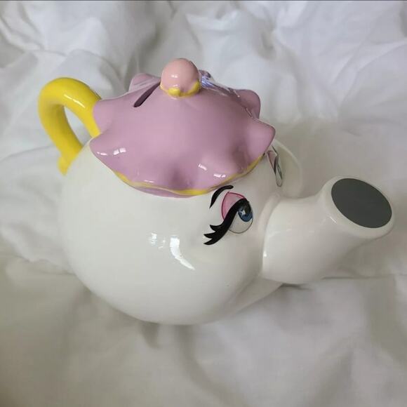 Disney Beauty and the beast Mrs. Potts piggy bank - Picture 1 of 7